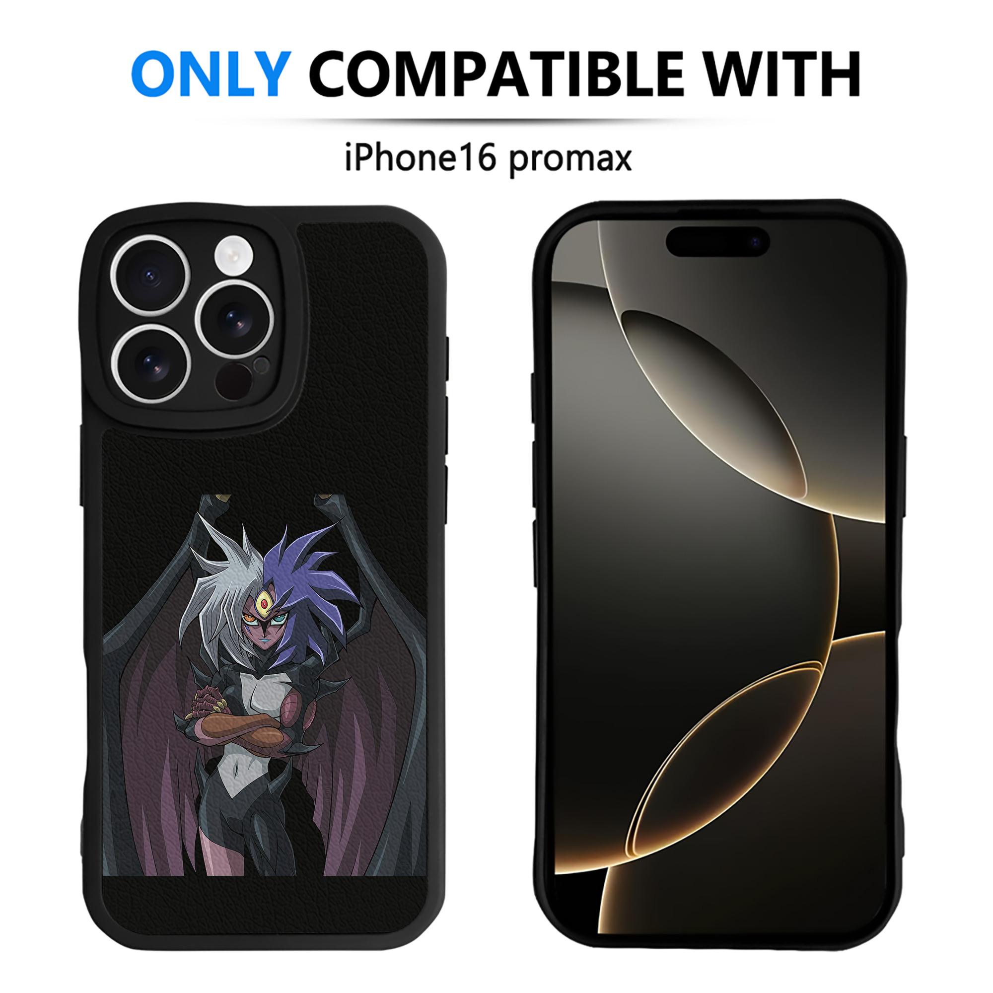 （画像用） 遊☆戯☆王 Yu-Gi-Oh! 【iPhone 16シリーズ対応】シリコンスマホケース（レザー調） 材質：シリコン